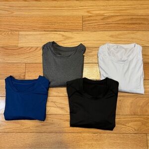 TELALEO 4 Long Sleeve Compression Baselayer Athletic Shirts
